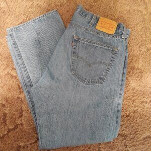 Levi's 501 Classic Button Fly Straight Leg Men's Jeans Size 38x30